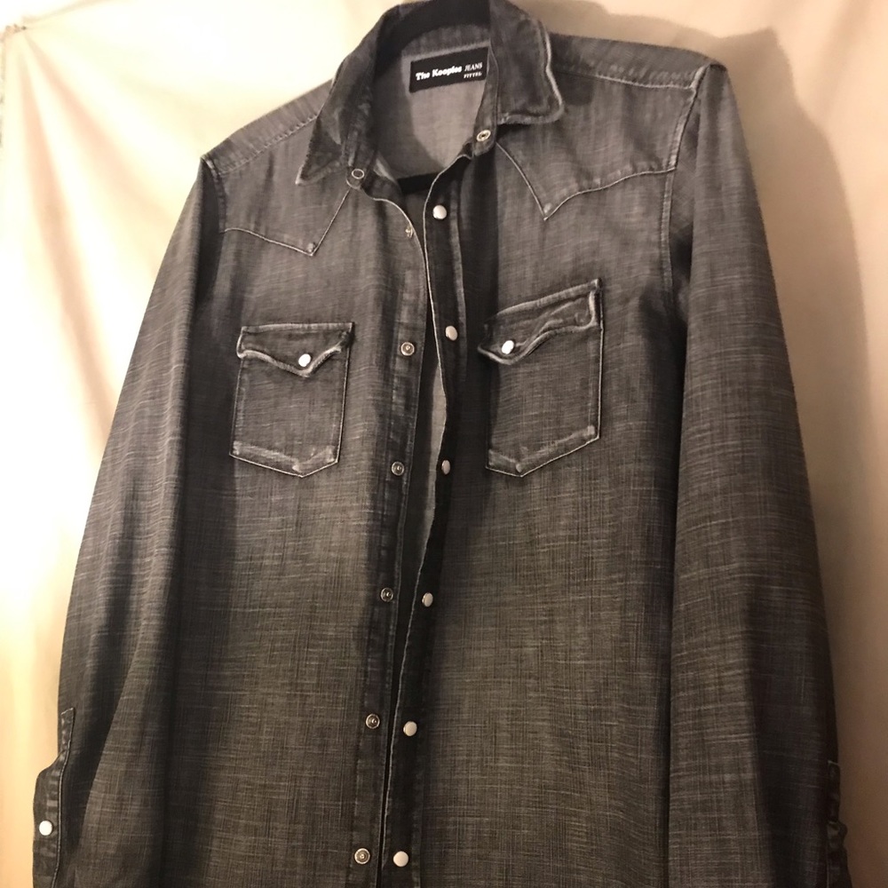 The Kooples Men’s denim shirt, size S